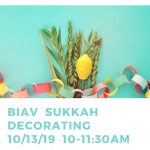 BIAV Sukkah Decorating