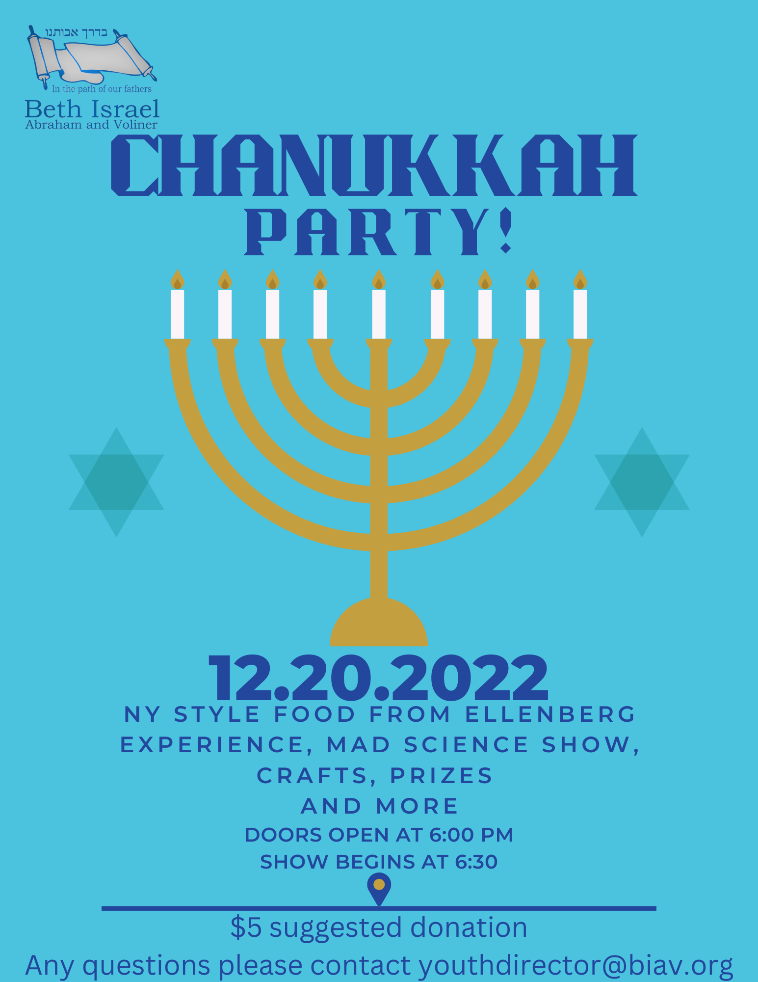 BIAV Chanukkah Party 5783!