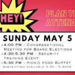 Congregational Day Picnic Buffet - May 5, 2024