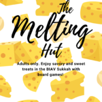 The Melting Hut! An adults' fondue and board game night in the Sukkah