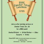 Simchat Torah luncheon