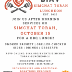 Simchat Torah luncheon
