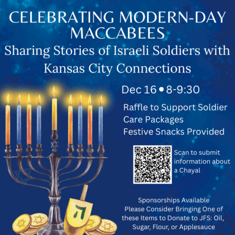 Celebrating Modern-Day Maccabees: Sharing Stories of Israeli Soldiers with Kansas City Connections